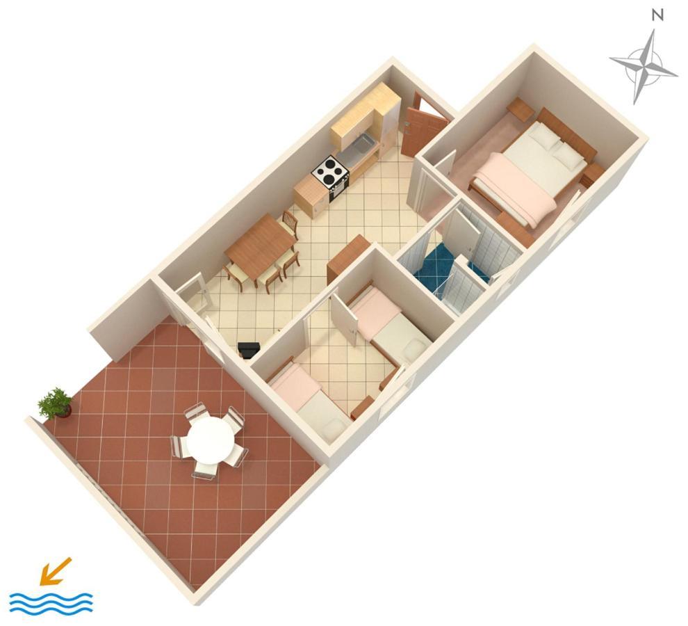 Apartments By The Sea Mandre, Pag - 4098 外观 照片